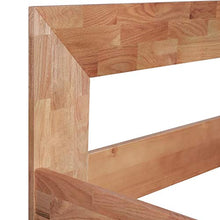 BIGTO - Struttura per letto in legno di rovere massiccio, per camera da letto, 160 x 200 cm