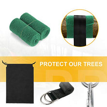 CHEYLIZI Cinghie per Amaca All'aperto - Durevole Extra Lungo 150cm Pendenti Kit di Sospensione con Pastiglie di Protezione per Amache e Altalene da Campeggio (Carico Massimo 500 kg)