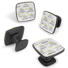 Attraverso il gattino gatto Pomelli per Porta Set di 4 Pomelli per Mobili Manopole per Cassetti Cucina Armadio Vetro