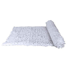 AWCPP Camo Netting Shading Net Camouflage Net Net | Decorazione Di Reticolato Ombra, Pieghevole Facile da Traspirante | per Camping Photography Jungle, Bianco,6 * 8M.