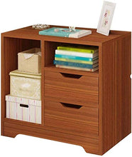 AIYIXUE utile comodino comodino 2 cassetti camera da letto semplice armadio portaoggetti 51 x 32 x 49 cm