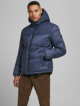 JACK&JONES JJDrew Piumino con Cappuccio Blu 12173867 M