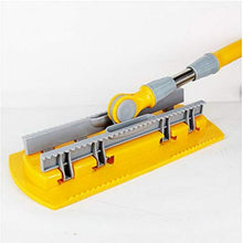 WAMSY Mop Mop per Uso Domestico/Maniglia Sospesa/Ruotabile/Materiali Ecologici/Asta Telescopica in Acciaio Inossidabile