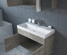 Badplaats B.V. Mobili di Bagno Paso (Calcestruzzo, Paso 02)