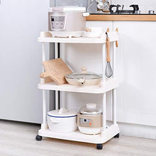 Rack Trolley Armadio Stoccaggio Stretto Atterraggio Multi-Strato può spostare la Cucina, la Scatola di immagazzinaggio del Bagno (Size : 46×31×83.5cm)