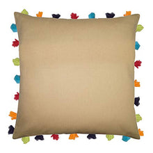 Sand Cushion Cover with Colorful Tassels (3 PCS 20 x 20ââ¬)