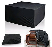 Diossad Protezione Protetivo Coperture Mobili Da Giardino Impermeabile Nero 270x180x89cm