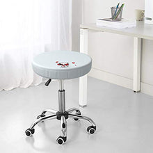 Snoopy - Coprisgabello rotondo per sedia da bar, lavabile, elastico, per sgabelli rotondi da 35,6 cm