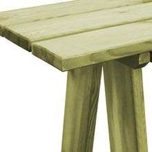 E E-NICES Panchina da Giardino 170 cm in Legno di Pino Impregnato