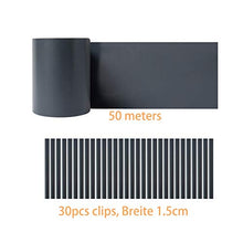 iFence strisce anti-vista, 50 m x 19 cm, con30 mollette, diversi colori