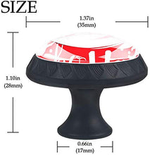 Hohoho Pattern Santa Claus Laugh Pomelli per Porta Set di 4 Pomelli per Mobili Manopole per Cassetti Cucina Armadio Vetro