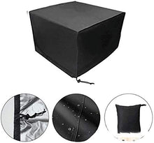 N / A Coperture mobili mobili da Giardino Covers Oxford Polvere Tessuto Esterno di Tenuta Tabella del Capo e la Copertura della Sedia Denaro Nero Esterno all'Interno di 308 * 138 * 98 centimetr.