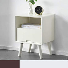 Comodino Comodino Moderno in Legno Massiccio con Forte capacità di Cuscinetto per Camera da Letto, Studio, ECC. Bellissimo. G