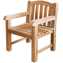 Poltrona da giardino XXL in legno di teak Bari, extra forte