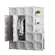 Cassapanche GGJIN Armadio stratificato Bianco Combinazione della Stanza Camera da Letto dello Studente di College Montaggio Semplice Push-Pull Moderna