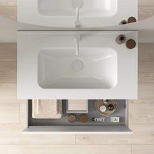 Amizuva Nara Mobile da bagno, in legno, 80 cm, 3 pezzi