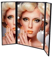 Specchio per il Trucco USB Carica a LED Square Touch Screen Regolabile Luminosità Regolabile Specchi di vanità,