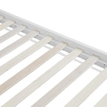 Beliani Letto in Legno di Pino Bianco con Rete a Doghe 160 x 200 cm Mayenne