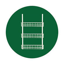 Scaffali del Bagno Portaoggetti per Doccia sospeso - Cesto portaoggetti antiruggine a 2 Livelli - Portaoggetti da Bagno da Appendere con 5 Ganci per Asciugamani, Bianco, A (3tier)