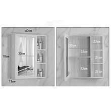 Armadietti a specchio Bagno Gioielli Cabinet/Specchio Specchio Mobile/Mobile a Specchio Quadrato di Alluminio dello Spazio/umidità Armadio a Muro a Prova/Specchio da Parete Impermeabile