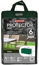 Bosmere Products Ltd Cover per Tavolo Rettangolare da 4 Posti, 71 x 79 x 130 cm
