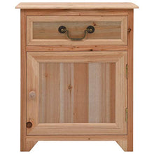 Festnight Comodino Marrone 40x30x50 cm in Legno di Paulownia