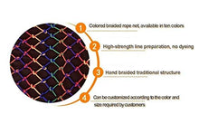 FCXBQ Rete di Sicurezza per Bambini Rete di Protezione per Colori Esterna, Rete per Uccelli, Rete per Gatti, Protezione Solare, Resistente al Lavoro, Rete da Arrampicata per Bambini, Rete per Deco