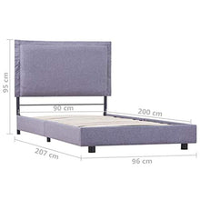 SKM Giroletto Grigio Chiaro in Tessuto 90x200 cm (19.66kg)