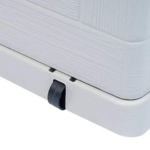 Festnight Baule da Giardino per Esterno in Plastica 420 L Grigio Chiaro