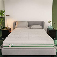 Baldiflex Emporio Materasso Piazza e Mezza Molle Insacchettate e Memory, Green Spring 800 Molle + 3 cm Memory, 7 Zone Differenziate, 100 Notti di Prova 120x190 cm