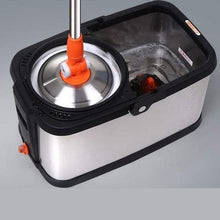 SSAYY Spray Mop Mop Rotante A Doppio Secchio in Acciaio Inossidabile D5 Mop per Mop
