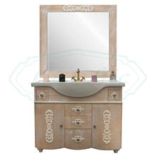 SHOP CHIC MOBILE BAGNO CON LAVABO IN LEGNO PROVENZALE MASSICCIO