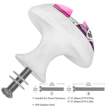 Maniglie per cassetti Manopole per cassetti Manopole rotonde Confezione da 4 per armadietto, cassetti, cassettiere, cassettiere ecc. Coppia Di Gufi Con Il Gufo Del Bambino