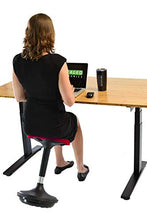 Uncaged ergonomico Sit attivamente, tavolino sgabello 13" Round Seat Red