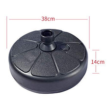 Okssud Base Rotonda per ombrellone in plastica,Portaombrelli Adatto per aste da 35-38 mm,per Esterni Terrazza