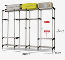 JINPENGRAN Moderno e Minimalista Hanging Assemblato Armadio, casa Panno Bagagli Armadio