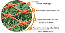 AI LI WEI Protective Net Decoration/Bambini Stair Sicurezza Nets Recinto Protezione Reti Balcone anticaduta Nets Decor Reti Cat Nets Ristorante Bar soffitto reti da Calcio Reti Uccello Nets Arancione