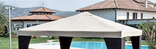 GIARDINI DEL RE Telo di Ricambio per Gazebo Universale, Bianco, 300x400x1 cm