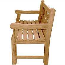 Panchina da giardino XXL in legno massiccio di teak