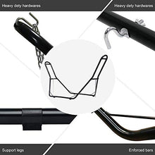 ZLRE Supporto per Amaca in Acciaio con Borsa per Il Trasporto, Solo Supporto per Amaca Portatile Universale, Telaio per Amaca per 2 Persone Resistente per amache da 9-13 Piedi