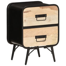 vidaXL Comodino 40x30x55 cm in Legno Massello di Mango