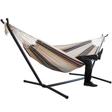 Amaca Amaca Da Campeggio Portatile Fai-da-te Con Staffa Letto Appeso Allargato Ispessito Mobili Da Esterno Per 1-2 Persone Letto Oscillante