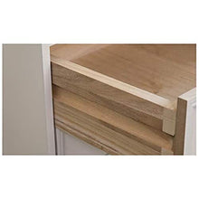 Comodino LHY- Comodino in legno massello con cassetti con forte capacità di appoggio per camera da letto, studio, ecc comodo A