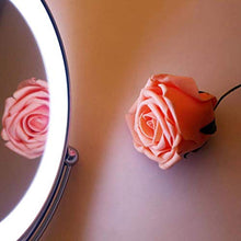 SHY Specchio per Il Trucco con luci, Specchio per Il Trucco Specchio per Il Montaggio a Parete Specchio cosmetico Specchio per Bagno bifacciale Ingrandimento 3X Alimentat