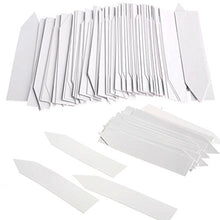 SaySure - Pack of 100 Plant Pot Markers Plastic Garden Stake
