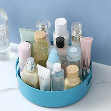 Vassoio rotante multifunzione da 2 pezzi / Organizer da cucina / Organizer per cosmetici, Base antiscivolo Supporto per espositore cosmetico regolabile a 360 gradi girevole (White 2pc)