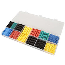 SaySure - 280Pcs 2:1 5 Color 8 Size Heat Shrink Tubing Tube Sleeving