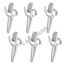 Set 6 pezzi Scaldasciugamani - Gancio Scaldasalviette Universale Portasciugamani per Asciugamani da bagno - colore bianco