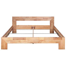BIGTO - Struttura per letto in legno di rovere massiccio, per camera da letto, 160 x 200 cm