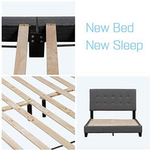 Letto in legno massiccio con testiera e rete a doghe, colore naturale
